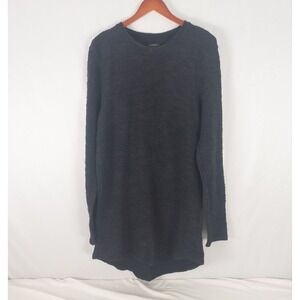 PacSun Sweater Womens Medium Black Oversized Top Longer Fit Long‎ Sleeve